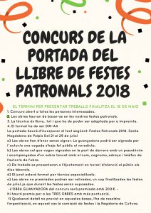 CONCURS DE LA PORTADA DEL LLIBRE DE FESTES PATRONALS