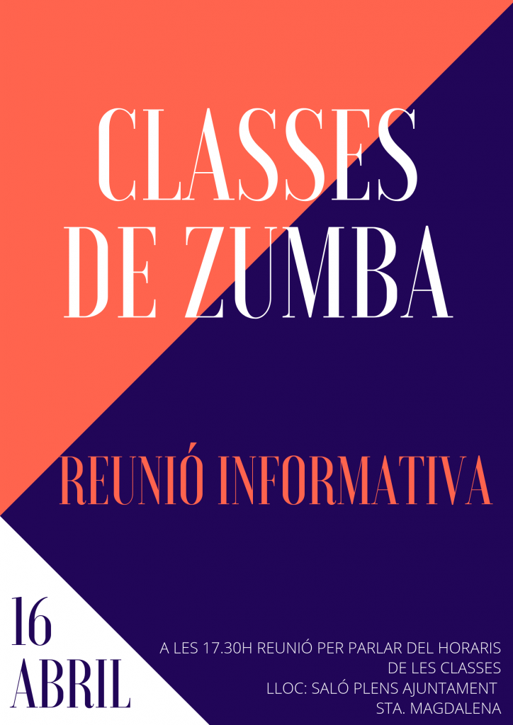 CLASSES DE ZUMBA