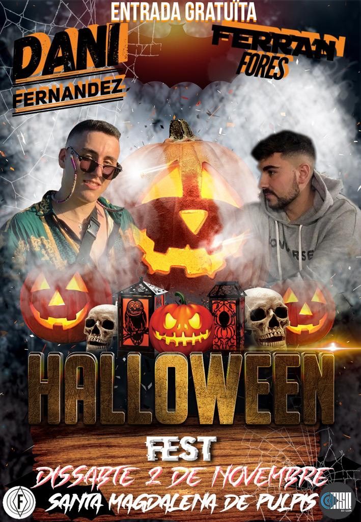 Cartell de Halloween a Santa Magdalena