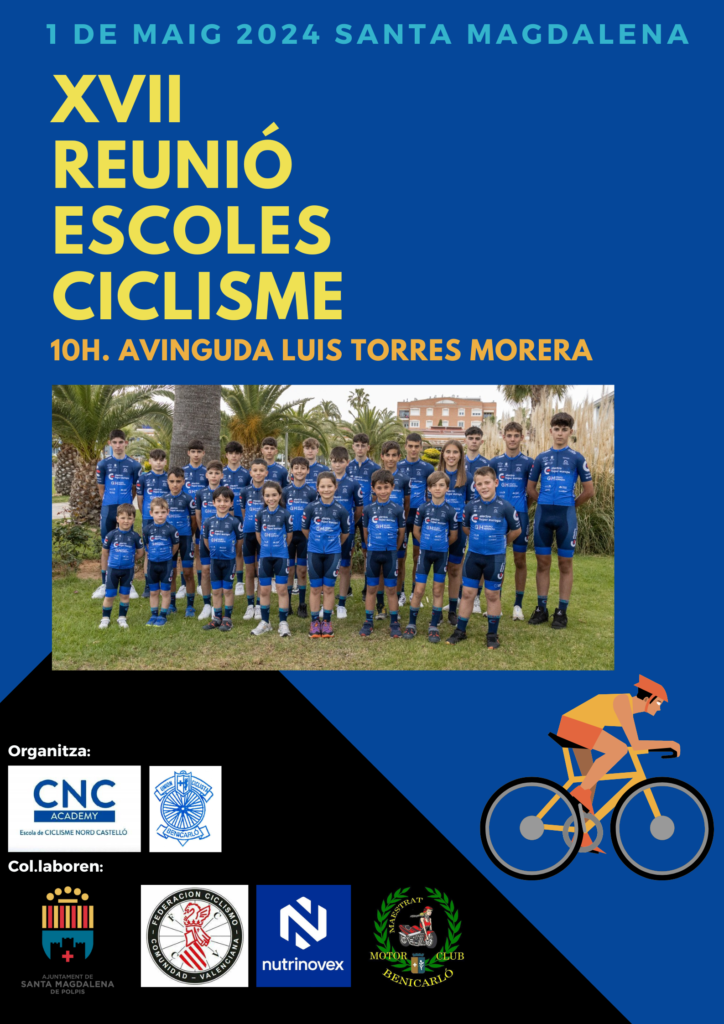 Tot llest a Santa Magdalena per a la XVII Reunió provincial de les Escoles de Ciclisme